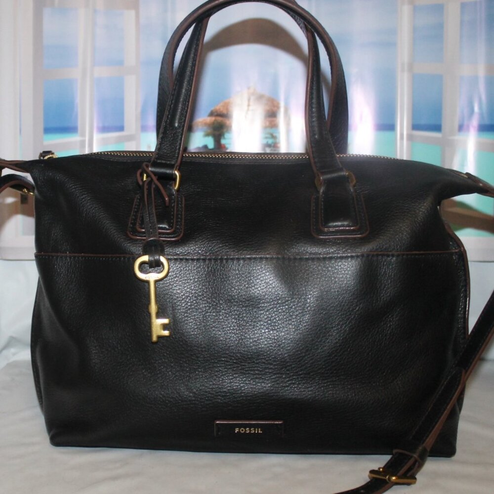 New $269 Fossil Leather Tote or Crossbody Shoulder Bag Purse Handbag